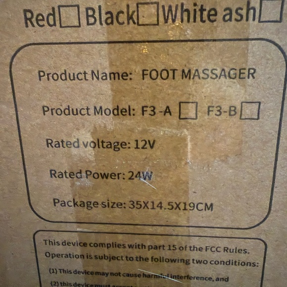 shiatsu Foot Massager - Black - Picture 6 of 6